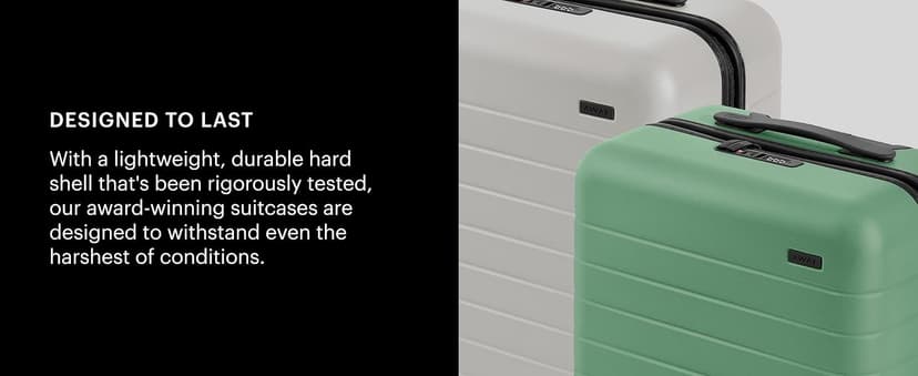 Away Carry-On Luggage, Lightweight Hardside Suitcase with Spinner Wheels, 22 Inch Airline Approved, TSA Lock, Navy Blue