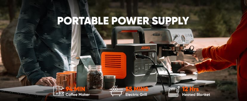 Jackery Solar Generator 1000 v2 with 200W Solar Panel,1070Wh Portable Power Station LiFePO4 Battery,1500W AC/100W USB-C Output, 1Hr Fast Charge for Outdoor,Off-Grid Living,RV,Emergency
