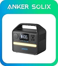 Anker Portable Power Station SOLIX C300, 288Wh LiFePO4 Battery, 300W (600W Surge) Solar Generator, 140W Two-Way Fast Charging, for Outdoor Camping, Traveling, and Emergencies (Solar Panel Optional)