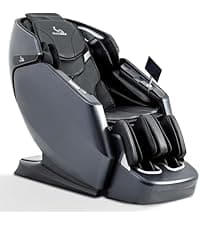 MassaMAX MT339 4D Massage Chair, Full Body Shiatsu Recliner with Electric Extendable Footrest, Zero Gravity, SL Track, Deep Yoga Stretch, 15 Modes, Foot Rollers, and Heating (Space White)