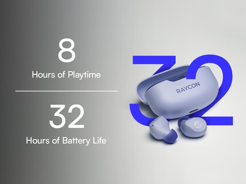 Raycon Everyday Earbuds (2024 Edition) - Bluetooth True Wireless in-Ear Buds with 32 Hours Playtime, Multpoint Technology, Extreme Comfort, and Active Noise Cancellation (Carbon Black)