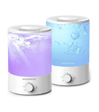 MegaWise Cool Mist Humidifiers, 3.5L Top Refill Ultrasonic humidifier for Bedroom, Baby Room, Office