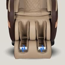 Osaki OS-Champ | Cream & Taupe | 2 Stages Zero Gravity | 18 Air Bag Full-Body Massage Chair | Lumbar Heating | Foot & Calf | 5 Auto Massage Programs | Bluetooth Speaker | Space Saving | Polypropylene