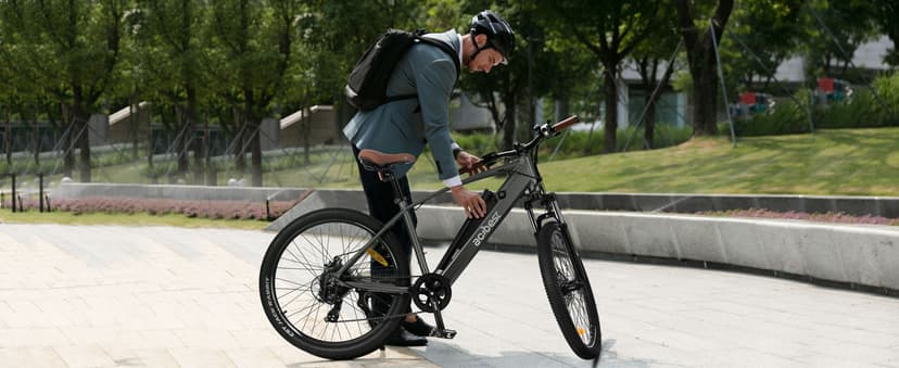 Core Electric Bike for Adults - Peak 1000W Brushless Motor Ebike, 468&500Wh Removable Built in Battery 26&27.5X2.1 Tire Step Over Bicycle with 7 Speed, Commute E Bikes