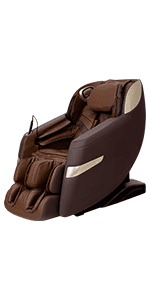 Osaki OS-Champ | Cream & Taupe | 2 Stages Zero Gravity | 18 Air Bag Full-Body Massage Chair | Lumbar Heating | Foot & Calf | 5 Auto Massage Programs | Bluetooth Speaker | Space Saving | Polypropylene