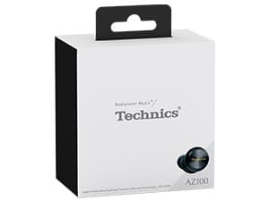 Technics Reference Class Hi-Fi Wireless Earbuds, Dolby Atmos with Head Tracking, Adaptive Noise Cancelling, 3 Device Multipoint, 10-hr Battery, Wireless Charging, Improved Fit - EAH-AZ100-K (Black)