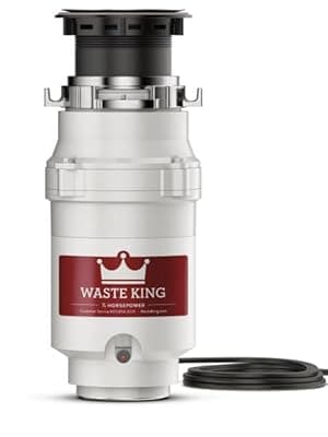 Waste King Garbage Disposal for Kitchen Sink with Power Cord, L-1001