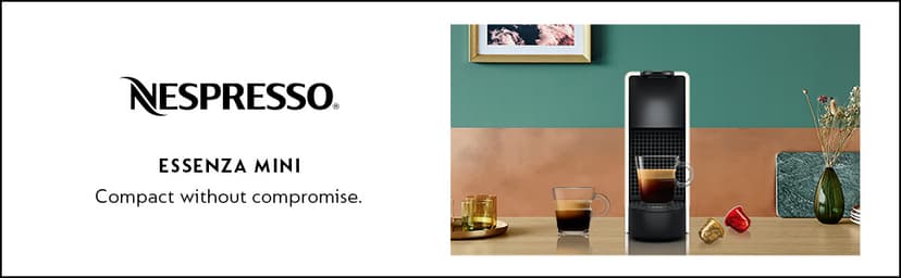 Nespresso Essenza Mini Espresso Machine by Breville, Piano Black