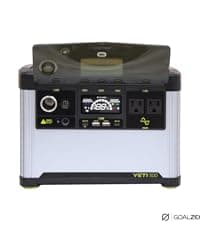 Goal Zero Yeti Portable Power Station, Yeti 300, 297 Watt Hour LiFePO4 Battery, Water resistant & Dustproof Solar Generator For Outdoors, Camping, Tailgating, & Home, Clean Renewable Off-Grid Power