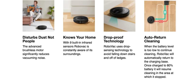 eufy Renewed RoboVac G30 Verge, Robot Vacuum with Home Mapping, 2000Pa Suction, Wi-Fi, Boundary Strips, for Carpets and Hard Floors (Renewed)