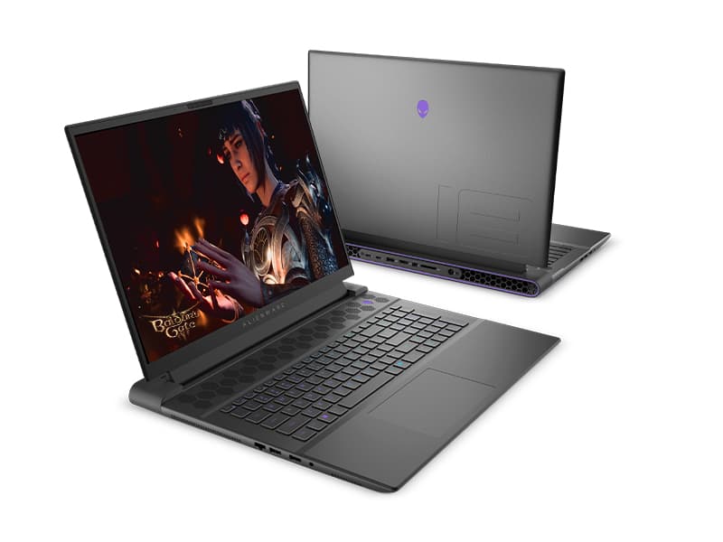 Alienware M18 R2 Gaming Laptop - 18 QHD+ 165Hz 3ms Display, Intel Core i9-14900HX, 32GB DDR5 RAM, 1TB SSD, NVIDIA GeForce RTX 4080 12 GB GDDR6, Windows 11 Home, Onsite Service - Dark Metallic Moon