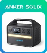 Anker Portable Power Station SOLIX C300, 288Wh LiFePO4 Battery, 300W (600W Surge) Solar Generator, 140W Two-Way Fast Charging, for Outdoor Camping, Traveling, and Emergencies (Solar Panel Optional)