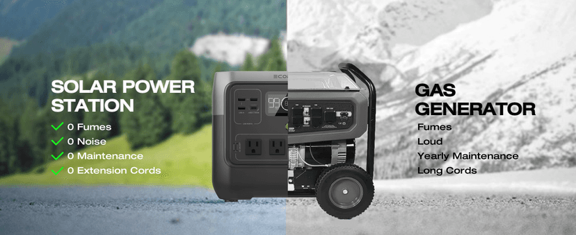 EF ECOFLOW Portable Power Station RIVER 2 Pro, 768Wh LiFePO4 Battery, 70 Min Fast Charging, 4X800W AC Outlets, Solar Generator for Outdoor Camping/RVs/Home Use