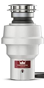 Waste King Garbage Disposal for Kitchen Sink with Power Cord, L-1001