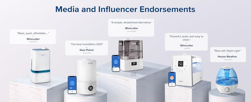 LEVOIT LV600HH 6L Warm and Cool Mist Ultrasonic Humidifier, Rapid Humidification for Bedroom Large Room, Essential Oil Diffuser, Humidity Setting with Built-in Sensor, Auto Mode, Timer, Remote Control