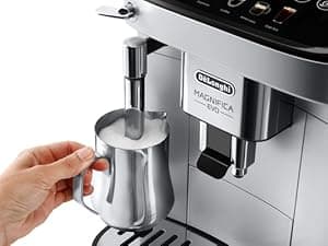 De'Longhi Magnifica Evo Automatic Espresso & Coffee Machine with Manual Milk Frother, Built-in Grinder & Auto-Clean Function - For Latte, Cappuccino, Americano, Iced Coffee, ECAM29043SB