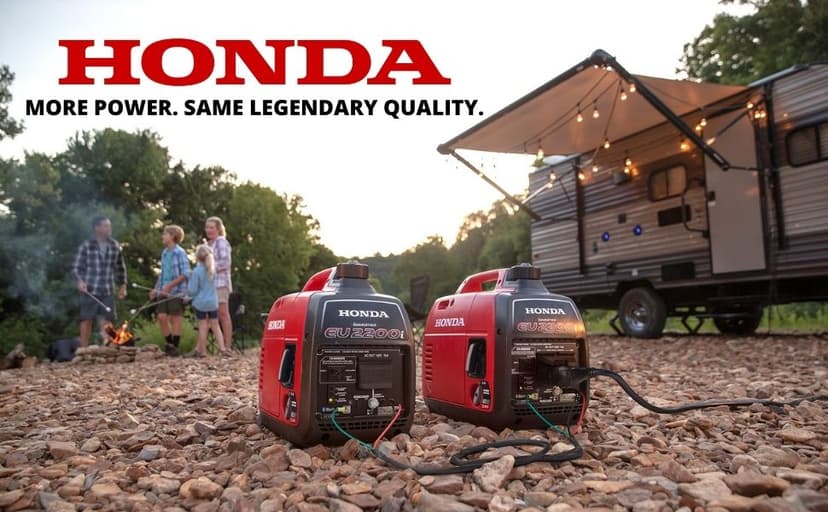 Honda EU2200ITAN 2200-Watt 120-Volt Super Quiet Portable Inverter Generator with CO-Minder