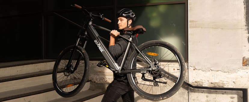 Core Electric Bike for Adults - Peak 1000W Brushless Motor Ebike, 468&500Wh Removable Built in Battery 26&27.5X2.1 Tire Step Over Bicycle with 7 Speed, Commute E Bikes