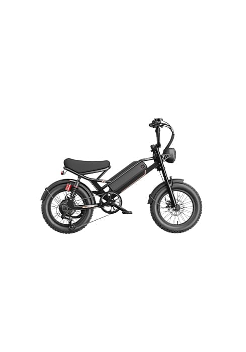 Jasion EB5 Electric Bike for Adults with Peak 500W Brushless Motor, 40Miles 20MPH Commuting Electric Mountain Bike with 360Wh Removable Battery, 7-Speed, 26" Tires and Front Fork Suspension