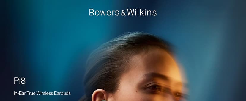 Bowers & Wilkins Pi8 Wireless Earbuds (Midnight Blue), in-Ear Bluetooth Earphones with Qualcomm Chipset & aptX Lossless, Active Noise Cancelling Earbuds, 3 Built-in Mics, 15-Min Quick Charging