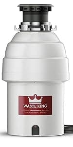 Waste King Garbage Disposal for Kitchen Sink with Power Cord, L-1001