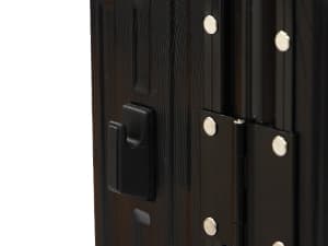 UrbanExplorer 20inch Carry On Luggage 22x14x9 Airline Approved, Zipperless Luggage Carry On TSA Approved ABS+PC Hard Shell Suitcases, Lightweight Carry On Suitcases with Aluminum Frame, Black