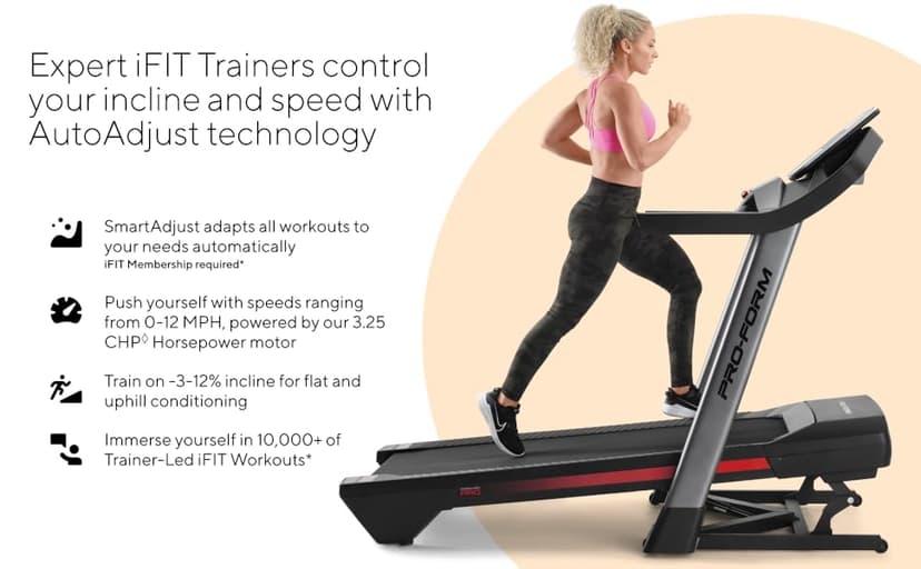 ProForm Pro Treadmills: Smart Treadmills for Walking and Running with SpaceSaver Design