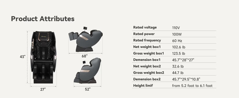 Real Relax 2025 Full Body Massage Chair of Dual-core S Track,Shiatsu Massage Recliner of Zero Gravity with APP and LCD Control,Lower Back and Calf Heating,Bluetooth,Home or Office Use,Black