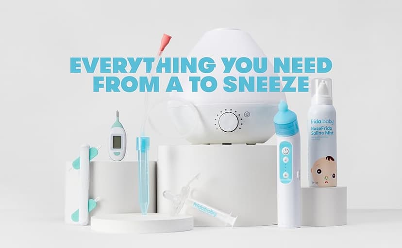 Frida Baby 3-in-1 XL Top Fill Humidifier for Bedroom, Allergy Relief, 6L Tank Cool Mist Humidifier for Large Rooms + Diffuser, Nightlight, Auto Shut-Off, Quiet, Carry Handle, Essential Oil Diffuser