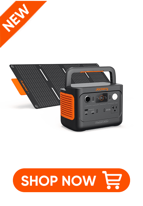 Jackery Portable Power Station Explorer 300, 293Wh Backup Lithium Battery, Solar Generator for Outdoors Camping Travel Hunting Blackout (Solar Panel Optional)