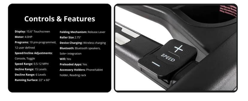 SOLE Fitness F63, F65, F80, F85, TT8 Treadmill With Incline, Bluetooth, Foldable Option - For Home, Work From Home Fitness, Running and Walking