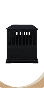 Casual Home Wooden Medium Pet Crate, End Table, Espresso