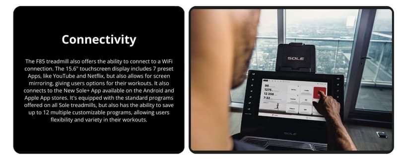 SOLE Fitness F63, F65, F80, F85, TT8 Treadmill With Incline, Bluetooth, Foldable Option - For Home, Work From Home Fitness, Running and Walking