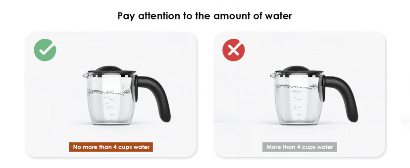 Espresso Coffee Machine Cappuccino Latte Maker 3.5 Bar 1-4 Cup with Steam Milk Frother, Black