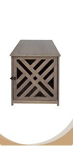 Casual Home Wooden Medium Pet Crate, End Table, Espresso