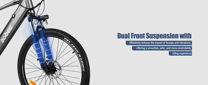 Core Electric Bike for Adults - Peak 1000W Brushless Motor Ebike, 468&500Wh Removable Built in Battery 26&27.5X2.1 Tire Step Over Bicycle with 7 Speed, Commute E Bikes