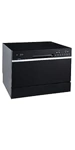 EdgeStar BIDW1802SS 18 Inch Wide 8 Place Setting Built-In Dishwasher
