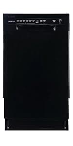 EdgeStar BIDW1802SS 18 Inch Wide 8 Place Setting Built-In Dishwasher