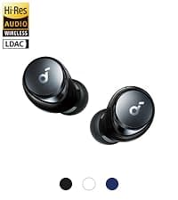 Soundcore by Anker Space A40 Adaptive Active Noise Cancelling Wireless Earbuds, Reduce Noise by Up to 98%, Ultra Long 50H Playtime, 10H Single Playtime, Hi-Res Sound, Comfortable Fit, Wireless Charge