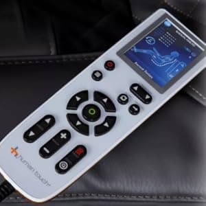 Human Touch Quies Zero Gravity Massage Chair, Full Body Back, Leg, Shoulder Acupressure, 9 Programmed S & L Track Massages, Dual Lumbar Heat w Extending Calf & Foot Massage, Built-in Speakers, Gray