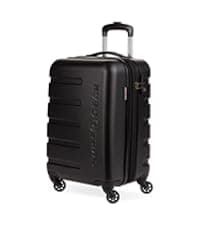 SwissGear Sion Softside Expandable Luggage, Black, Carry-On 21-Inch