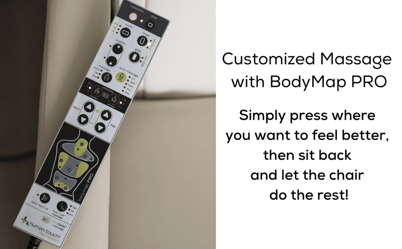 Human Touch WholeBody 7.1 Living Room Recliner Massage Chair - Full Body Professional Grade Personal Massage - Relaxation w Heat for Targeted Stress + Muscle Pain Relief with Foot Calf - Black