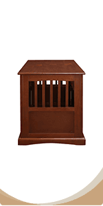 Casual Home Wooden Medium Pet Crate, End Table, Espresso