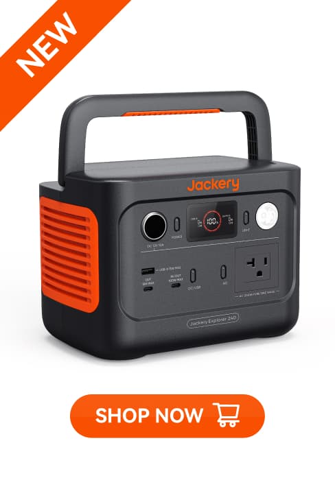 Jackery Portable Power Station Explorer 300, 293Wh Backup Lithium Battery, Solar Generator for Outdoors Camping Travel Hunting Blackout (Solar Panel Optional)