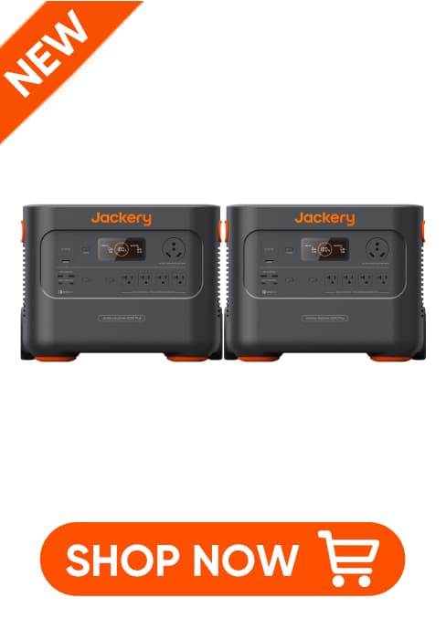 Jackery Explorer 2000 PRO Portable Power Station, 2160Wh Capacity with 3x2200W AC Outlets, Fast Charging, Solar Generator for Home Backup, Emergency, RV Outdoor Camping (Solar Panel Optional)