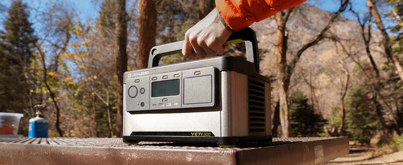 Goal Zero Yeti Portable Power Station, Yeti 300, 297 Watt Hour LiFePO4 Battery, Water resistant & Dustproof Solar Generator For Outdoors, Camping, Tailgating, & Home, Clean Renewable Off-Grid Power