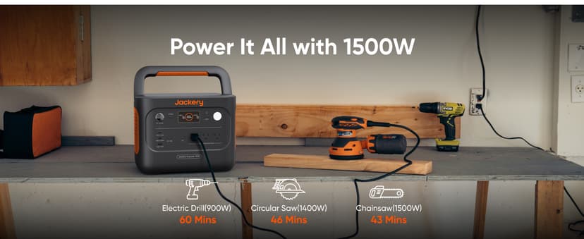 Jackery Solar Generator 1000 v2 with 200W Solar Panel,1070Wh Portable Power Station LiFePO4 Battery,1500W AC/100W USB-C Output, 1Hr Fast Charge for Outdoor,Off-Grid Living,RV,Emergency