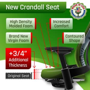 Steelcase Leap V2 Office Chair (Black Fabric) - Remanufactured - 12-Year Warranty (Fully Adjustable, Ergonomic, Furniture for The Workplace and Home Office)