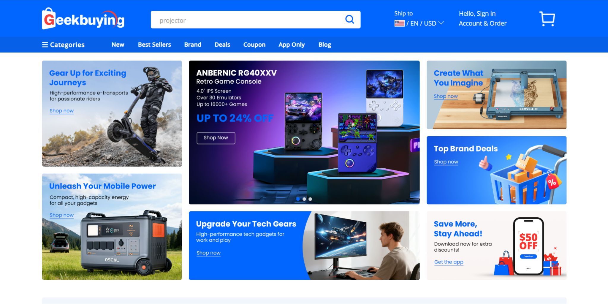 Geekbuying.com Promo Codes for May 2026 - Retail Coupons