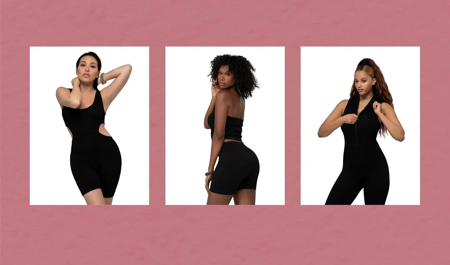 three models from rainbow shop